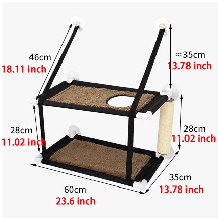 Cat Lounger Window Hammock Bed Top Quality Nest Bed Mat Suction Cups Warm For Dog Cat Puppy Rest House Soft Comfortable